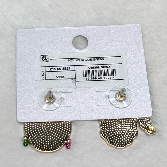 SUGARFIX by BaubleBar Santa & Mrs. Claus Christmas Earrings - Picture 4 of 7